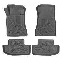 Tapis de sol 3D TPE sur mesure pour Ford Mustang 2010-2025, 5 places uniquement, conduite à gauche, imperméable, durable, toutes saisons
