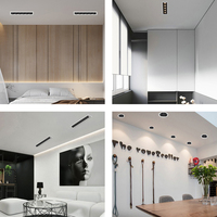 Nouveautés : Module de cadre réglable pour projecteur linéaire à tête mobile, éclairage intérieur, 2, 5, 6, 8, 10, 20 W, Downlight LED linéaire