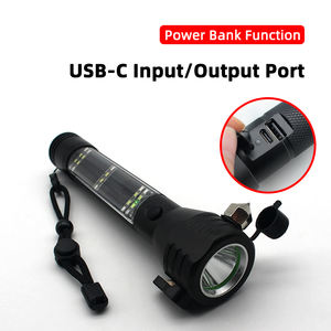 Lampe <span class=keywords><strong>torche</strong></span> <span class=keywords><strong>puissante</strong></span>, prix d'usine, lampes rechargeables, longue portée, lumière LED fonctionnelle, extérieur - Product Image 5