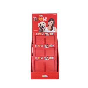 Custom Retail Cardboard Risers Display for Men's Belts 3 Tiers Foldable Eco-Friendly POS <b>Counter</b> Displays - Product Image 2