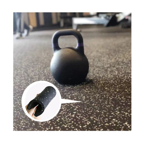 Rouleau de tapis de sol en caoutchouc pour salle de sport 3M-12Mm à absorption acoustique pour le <span class=keywords><strong>fitness</strong></span> - Product Image 6