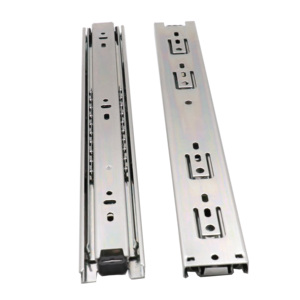 45MM Telescopic Channel Drawer Slides Bottom Mounted Ball Bearing Drawer Slide For Cabinet