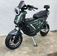 Moto électrique pour adultes, cadre en acier carbone, vélo électrique tout-terrain, véhicule électrique pour trajets urbains avec boîte de rangement amovible
