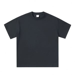 High Quality 305gsm Heavyweight Cotton Breathable Men's <b>T</b>-<b>Shirts</b> Custom Printing Logo Solid Color Mens Plain <b>T</b> <b>Shirt</b> - Product Image 4