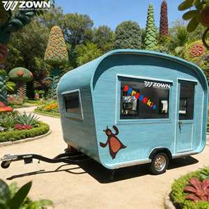 ZOWN Small Business Fast Delivery Premium Quality Food Truck Mobile Carts Fast Food <b>Trailers</b> Electric Fuel Type 2-4m - Product Image 1