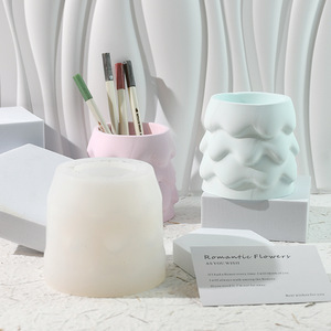 Bricolage <span class=keywords><strong>moule</strong></span> à colle arbre de noël bougie tasse silicone <span class=keywords><strong>moule</strong></span> porte-stylo vase stockage plâtre <span class=keywords><strong>moule</strong></span> - Product Image 1