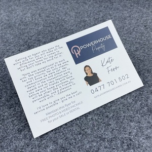 Tarjeta postal personalizada de doble cara a todo color <span class=keywords><strong>para</strong></span> agentes inmobiliarios y marketing empresarial <span class=keywords><strong>para</strong></span> agentes de bienes raíces - Product Image 4