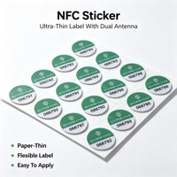 Autocollant NFC miniature de 15 mm anti-contrefaçon
