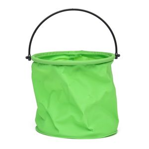 <b>Folding</b> <b>Bucket</b> Plastic Round 13x14Cm Multifunction For Art Supplies And Outdoor Use - Product Image 2