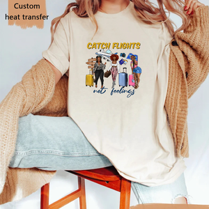 تصميم مخصص للفتيات من المصنع بالألوان من Plastisol Dtf تصاميم نقل جاهزة للضغط - Product Image 4