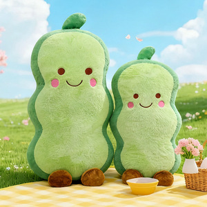 Cute Pea Pillow Plush <b>Toy</b> Living Room Sofa Pea Ornament Doll Gift for Children Adults PP Cotton <b>Stuffed</b> Animal <b>Toys</b> Wholesale - Product Image 3