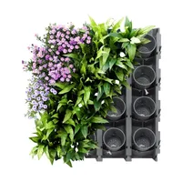 Bac à jardinage Vertical de bonne qualité, support mural vert pour Pot de fleurs, auto-arrosage, mur vert d'intérieur