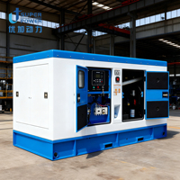 Groupe électrogène diesel silencieux refroidi par eau à faible bruit, avec moteur à enroulement entièrement en cuivre, sortie triphasée stable, 100 kVA, 200 kVA, 250 kVA
