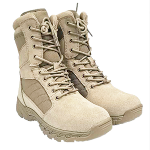DFB0109 Nuevo Diseño Botas de Desierto de Cuero Vacuno y Gamuza con Cierres Laterales, Transpirables y con Absorción de Impactos - Product Image 4