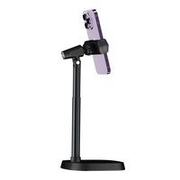 Support de tablette portable flexible en alliage d'aluminium et ABS, support universel réglable pour bureau, lit, téléphone, iPad, compatible avec la diffusion en direct