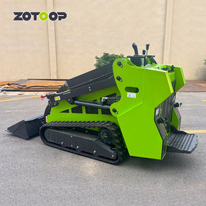 Euro 5 EPA Kubota Diesel Kompakt lader Mini Track Kompakt lader mit Forest Mulcher Rasenmäher - Product Image 3