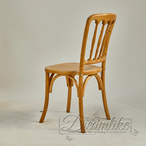 Chaises de salle à manger empilables <span class=keywords><strong>en</strong></span> bois massif de haute qualité de style moderne pour hôtel, salon extérieur, événements, mariages et banquets - Product Image 2