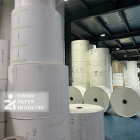 Rouleau de papier enduit PE de haute qualité 230 g/m², excellente durabilité et qualité d'impression pour gobelets, bols, boîtes à lunch