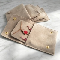 Nouvelles pochettes à bijoux anti-poussière à fermeture boutonnée, style moderne, 10*9,5 cm, pour emballage cadeau, prix bas