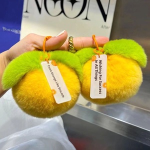 Encantador Llavero de Oruga de Peluche, Adorno de Gusano de Peluche de Piel Sintética para Parejas, Regalo Divertido, Venta al por Mayor, Lotes a Granel - Product Image 2