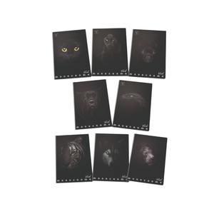 CARNET MAXI MONOCHROME NOIR 38FF/SH ASSORTI CAROIRES DE 5MM - Product Image 1