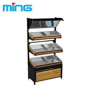 Suporte para Frutas <span class=keywords><strong>Banana</strong></span> <span class=keywords><strong>Rack</strong></span> com 3 Andares para Exposição de Vegetais em Lojas - Product Image 4