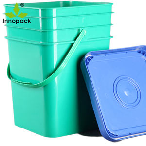 Approvisionnement d'usine de fabrication en Chine seaux carrés en plastique de 20L/5 gallons seau carré avec couvercle en vente - Product Image 5