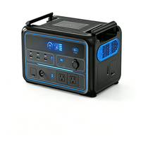 1120Wh LiFePO4 Tragbare Powerstation 1200W Reiner Sinuswellen-Solargenerator PD 100W Kabelloses Laden WLAN-App Netzunabhängiges Camping