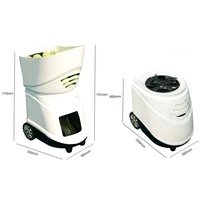 TenniSmash-Máquina Automática de Pelotas de Tenis, Dispositivo de Material ABS Controlado por Aplicación IOS/Android, Alimentador de Equipo, Robot Entrenador