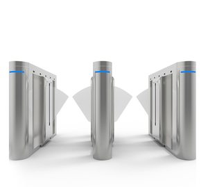 Ga tàu điện ngầm trường Bi-directional kiểm soát truy cập an ninh cửa mã vạch vé torniquet NFC Flap turnstiles cổng - Product Image 4
