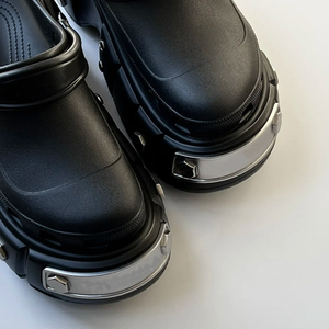 Sabots pour femmes, chaussures de haute qualité, unisexes, imperméables, à bout rond, pour l'été, sandales de plage antidérapantes, sandales à semelle épaisse - Product Image 2