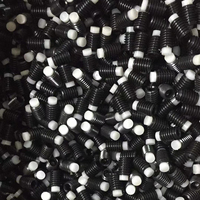Vis à six pans creux en acier au carbone de qualité 12.9 avec embout en nylon, finition oxyde noir, tailles M3-M10