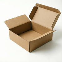 Boîtes en papier kraft personnalisées, vente chaude, durables, pliables, pour l'expédition de produits, la présentation en magasin et l'emballage cadeau