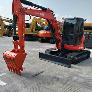 Seguro y confiable Japón Kubota KX155 mini excavadora usada Kubota motor 5ton segunda mano excavadora aire acondicionado - Product Image 3