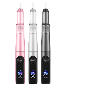 Taşınabilir Mini 2-in-1 şarj edilebilir 35000rpm tırnak matkap için kablosuz tasarım modeli Bit pedikür ve oje Salon ev kullanımı için - Product Image 3