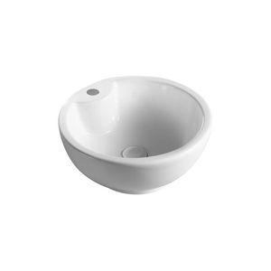 Lavabo Ovalado de Piedra de Estilo Moderno de 40 cm de Diámetro para Baño, Hotel, Uso en Aseos - LA30 - Product Image 1
