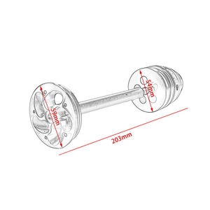 Ap03 XXUN — accessoires de moto, pour BMW R1250GS, <span class=keywords><strong>R</strong></span> <span class=keywords><strong>1250</strong></span> <span class=keywords><strong>GS</strong></span>, R9T, 9T, RnineT <span class=keywords><strong>R</strong></span> NineT 2014-2021, roue arrière, fourche avant et arrière - Product Image 2