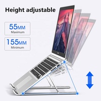Support Portable pour ordinateur Portable, Base de bureau pliable, pour Macbook Air, en élévation de refroidissement