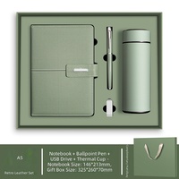 Cadeaux de bureau personnalisés pour les employés, articles promotionnels, ensembles exécutifs, carnets A5 avec stylo, ensemble cadeau d'entreprise pour homme
