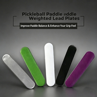 Bandes d'équilibrage ajustables lestées au tungstène 3g pour entraînement de raquettes de pickleball, pièce unique, accessoire de pickleball