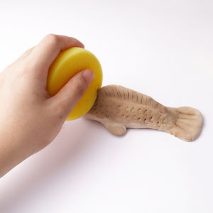 工厂销售黄色EVA陶土工具美术绘画用品儿童绘画海绵陶瓷制作吸水高 - Product Image 5