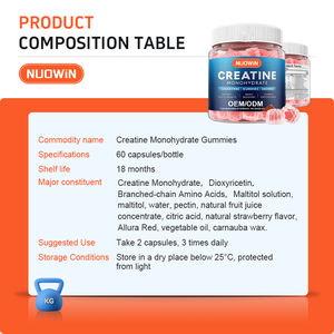 <span class=keywords><strong>Creatine</strong></span> monohydrate gummies ความแข็งแรงสูง <span class=keywords><strong>Creatine</strong></span> จำนวนมากสำหรับพลังงานและการฟื้นตัวของกล้ามเนื้อ - Product Image 4