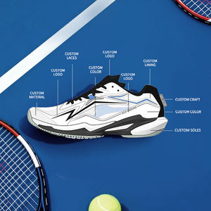 Scarpe da <span class=keywords><strong>Tennis</strong></span> Kick Ground <span class=keywords><strong>per</strong></span> Uomo con Fodera in Rete, Ammortizzazione e Stabilità <span class=keywords><strong>per</strong></span> Allenamento in Campo - <span class=keywords><strong>Per</strong></span> Tutte le Stagioni - Product Image 4