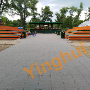 2024 EE. UU. Popular nuevo sistema de suelo de plástico Modular carpa de alta capacidad de carga alfombra de Camping para uso médico al aire libre - Product Image 5