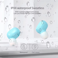 Écouteurs sans fil A6S Airbuds A6S BT 5.3 à commande tactile, étanches, avec indicateur de batterie LED