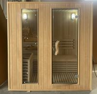 Chambres confortables de sauna de station thermale de matériel en bois de corps de relaxation 2 personnes d'intérieur