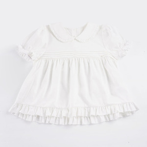Blusa Japonesa Blanca con Volantes y Cuello Babydoll, Estilo Dulce y Elegante, Suave, Favorecedora, Linda y Versátil - Product Image 6