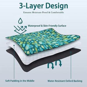 Durable Portable Foldable <b>Beach</b> Picnic <b>Blanket</b> Mat for Outdoor Activities for Hiking - Product Image 2