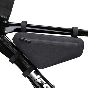 Bolsa Triangular Impermeable para Bicicleta, Negra, para Debajo del Tubo, Bolsa de Almacenamiento - Product Image 2