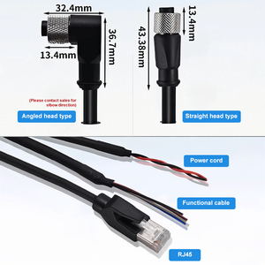 Cáp mạng Livox M12 Aviation Plug 1 điểm <span class=keywords><strong>3</strong></span> chức năng, đầu nối cái, dây 1-<span class=keywords><strong>3</strong></span> nhánh, bộ cảm biến Mid-70 Avai, cụm dây cáp - Product Image 6